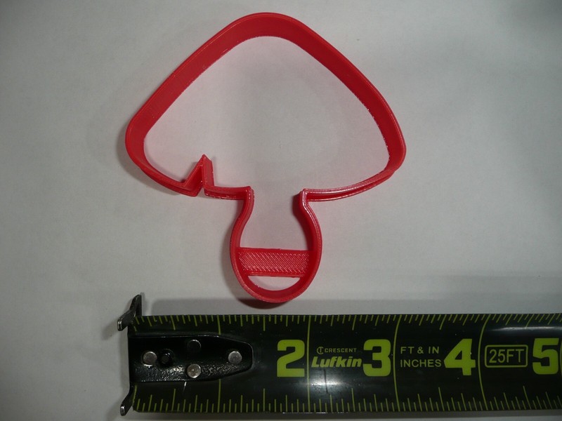RAINBOW MUSHROOM SHAPE GARDEN COOKIE CUTTER USA PR5219 gallery