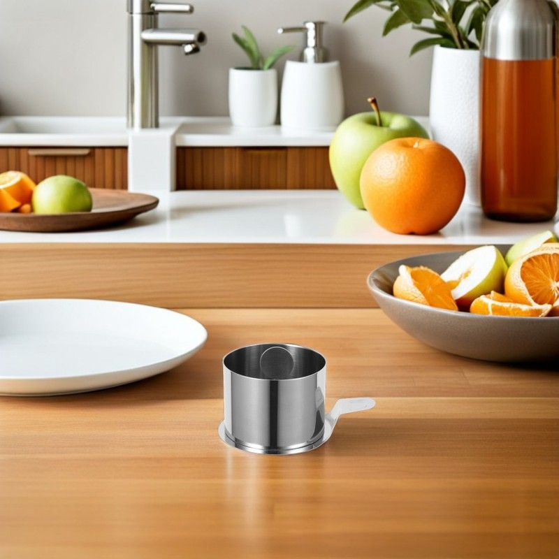 2 Set Seamless Mousse Circle Ring for Baking Metal Molds Dessert gallery