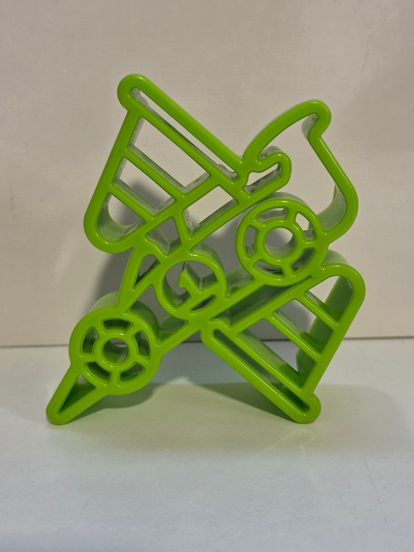 Cookie Cutter Race Car with Cones Approx 13cm x 3cm - Sandwich Press - Plastic gallery