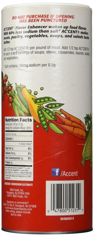 Accent Flavor Enhancer - 2 lb. canister gallery