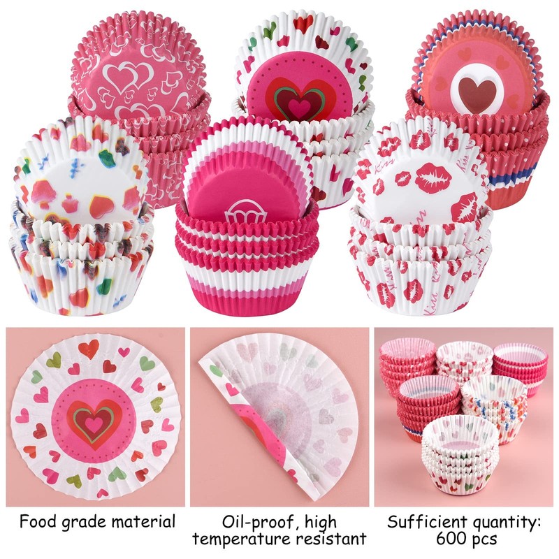 7 x 5 x 3cm / 2.76 x 1.97 x 1.18inch, White with Red and Pink Patterns gallery