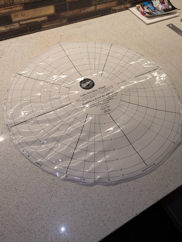 Vintage Wilton 19.5 In Cake Dividing Wheel 409-924, For Cakes Up To 20" Round gallery