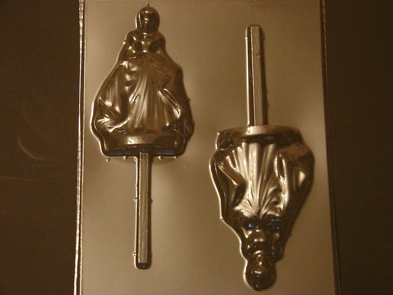 Cinderella Princess Lollipop Chocolate Candy Soap Crayon Mold