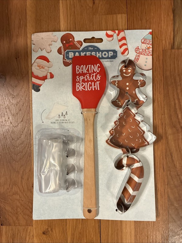 The BakeShop Christmas Baking Set Baking Spirits Bright