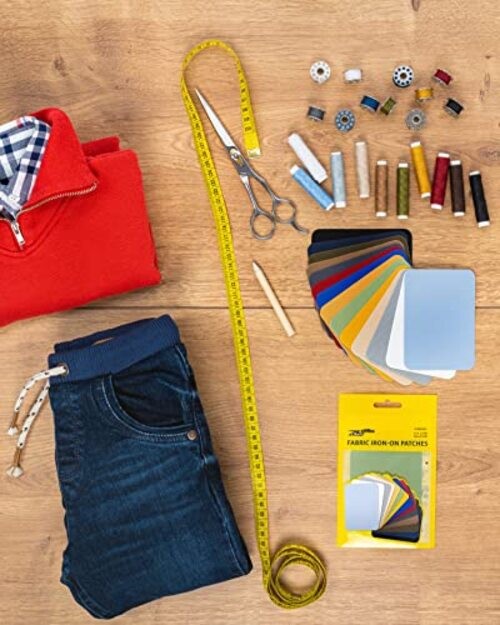 Premium Quality Fabric Iron-on Patches Inside & Outside 1-Pack Multicolor gallery