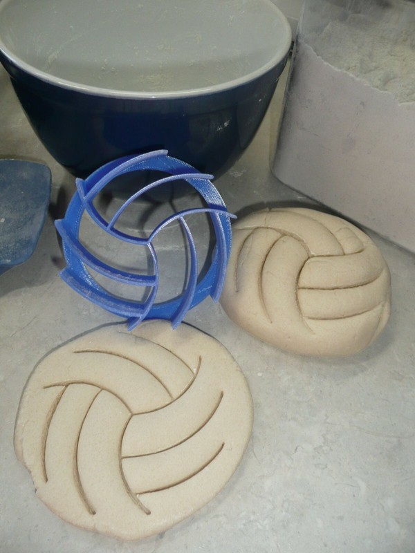 VOLLEYBALL DESIGN PATTERN CONCHA CUTTER MEXICAN SWEET BREAD STAMP USA PR4616 gallery