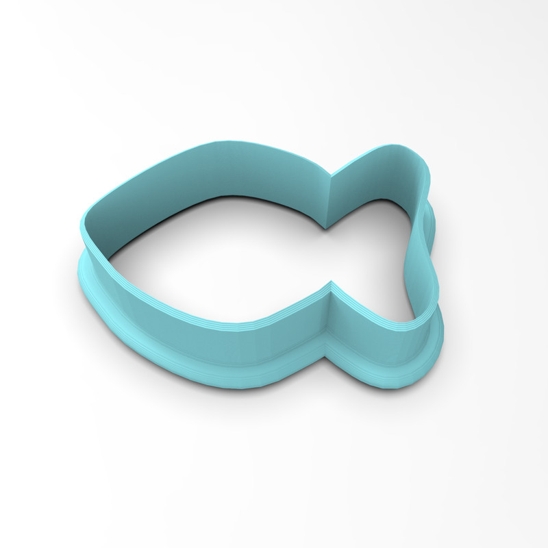 Goldfish Cookie Cutter Outline #1 | Fish Pond Stream Fisherman Craft Treat gallery