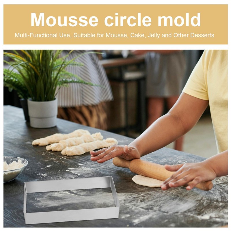 Nonstick Tiramisu Pan Mousse Cake Cheesecake Tin Molds for Baking gallery
