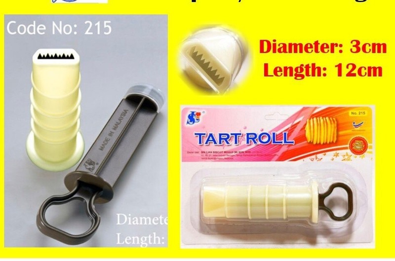Pineapple Tart Roll Nastar Mold Biscuit Pump Set No 215 DHL