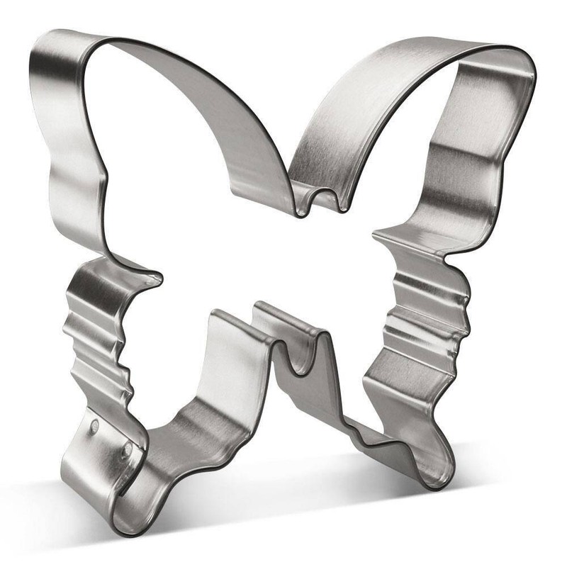 Butterfly Cookie Cutter 4.5'' Metal Spring Summer Cookie Cutter Bug Cookie