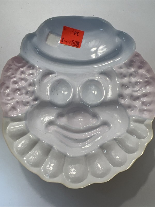 VTG Plastic Clown Cake Topper Carnival Circus Derry It Pennywise Creepy NOS Old gallery