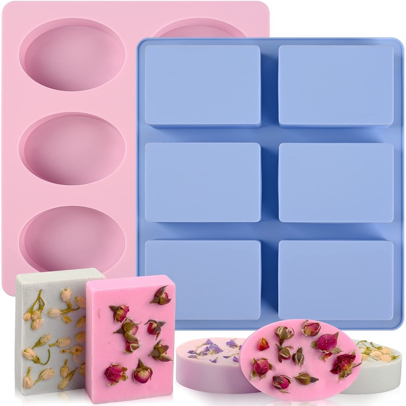 7.9 inches (W) x 8.7 (L) x 1 inch (H), Rectangular+Oval/Pink & Blue