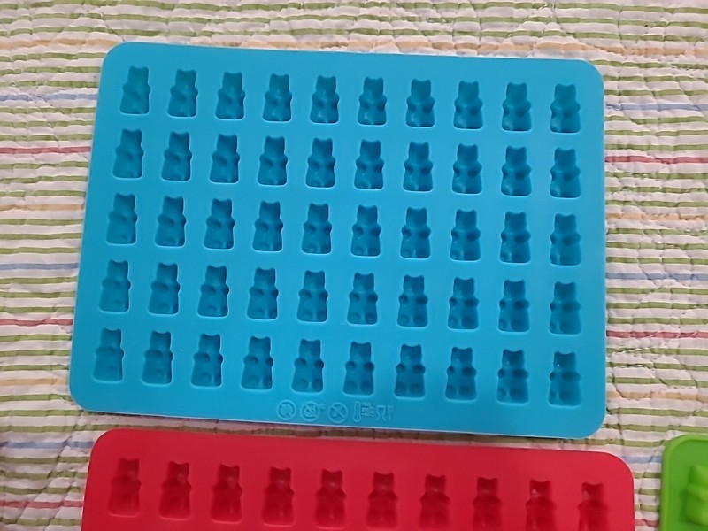 3PACK Gummy Bear Chocolate Molds Candy Silicone Molds Supplies Ice Tray gallery