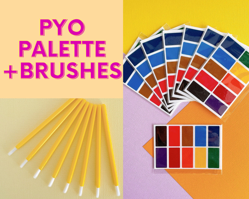 10/25/50/100 Value Pack Paint Your Own PYO Cookie Icing Palette - Vivid