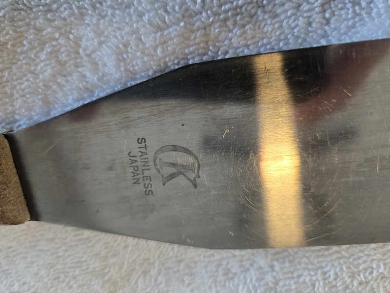 CK 12" Stainless Spreader Blade Cake Icing Knife Spatula Japan Vintage gallery