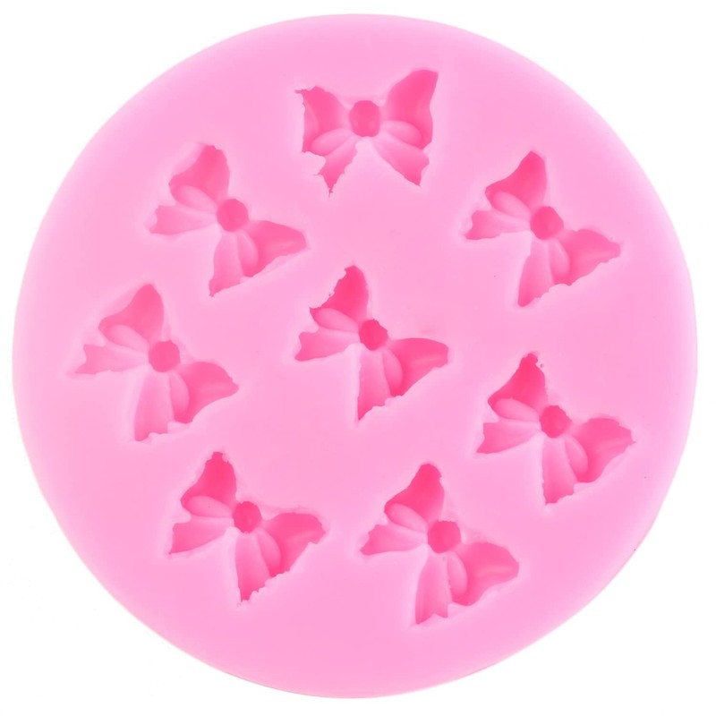 Bear Silicone Fondant Molds Mini Bow Candy Mold For Cake Decorating Cupcake T... gallery