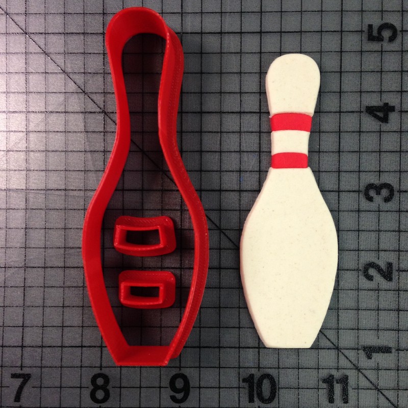Bowling Pin Cookie Cutter Set