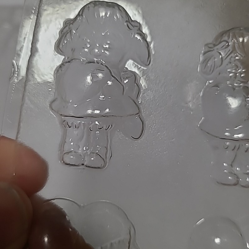 Valentine's Day Chocolate Candy Mold Set Of 4 Angels Cupid Hearts Kiss gallery