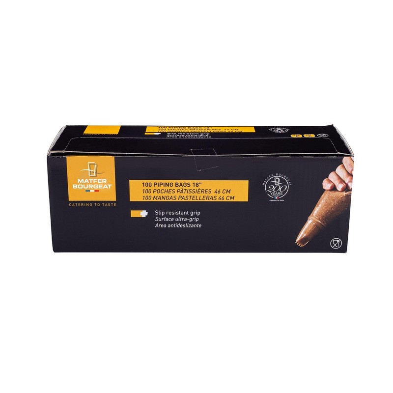 Bourgeat Standard Disposable Pastry Bags, 18″, Roll of 100