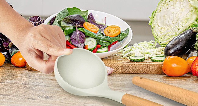 Silicone Cooking Utensils Set - 446°F Heat Resistant Silicone gallery