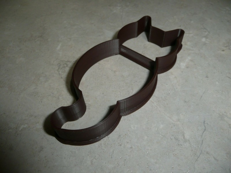 CAT SITTING BACK VIEW OUTLINE TAIL HANGING DOWN KITTY COOKIE CUTTER USA PR4271 gallery