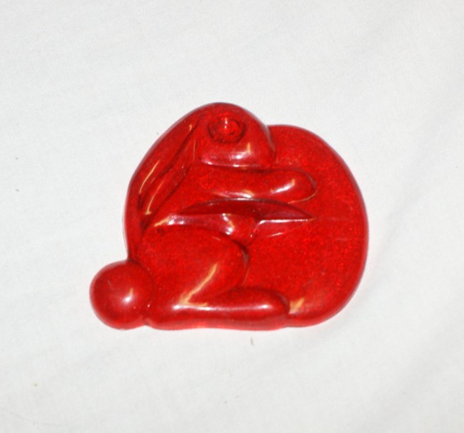VTG Aunt Chicks Cookie Cutters Red Transparent Clown, Pumpkin or Bunny & Egg gallery