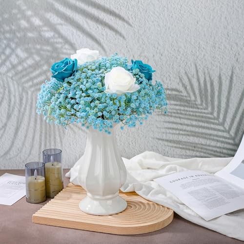Pcs Baby Breath Artificial Flowers Bulk Baby Breath Flowers Artificial 120 Blue gallery
