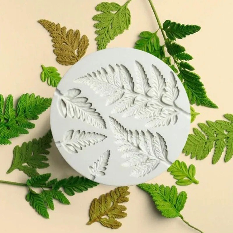 Mimosa Leaf Silicone Mold Fondant Cake Decorating Resin Chocolate Mold