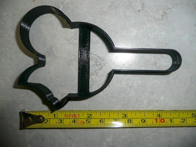MICKEY MOUSE HEAD ICE CREAM BAR WITH BITE OUTLINE SNACK COOKIE CUTTER PR3307 gallery
