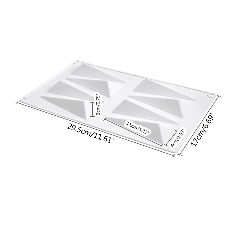Triangular Shape Molds 3D Handmade Soap Bar Craft Kitchen Baking Gift gallery