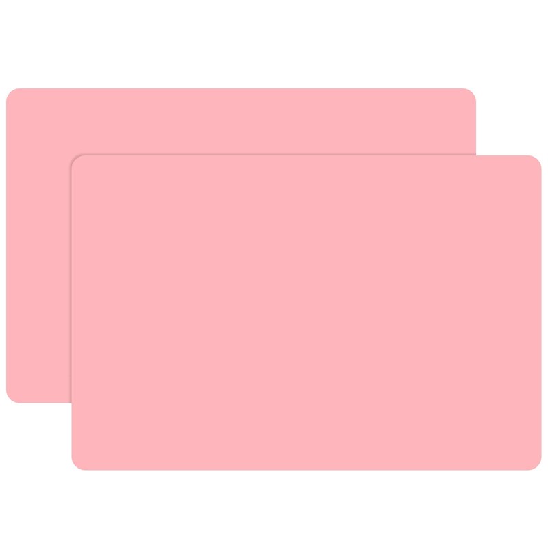 Gartful 23.6 x15.7 inch Resin Silicone Mats, 2pcs – x 15.7 inches, Pink