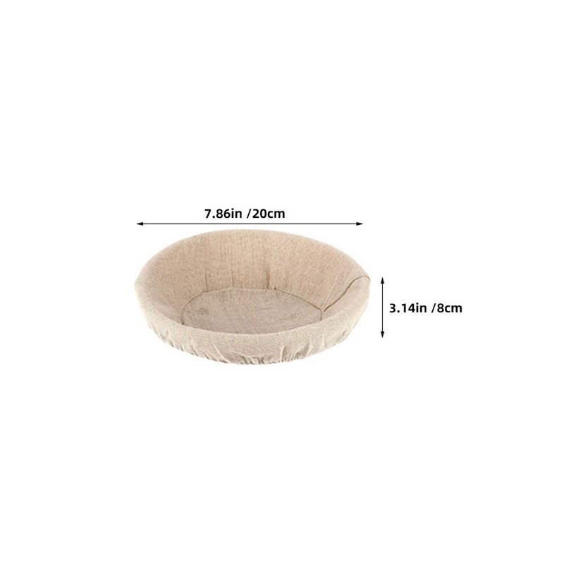 8pcs Bread Proofing Basket Liners: Round Bread Proofing Cover Reusable gallery