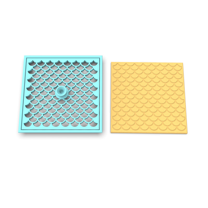 Mermaid Scales Cookie Cutter & Stamp | Ocean Sea Waves Scale Tail Mermaids gallery