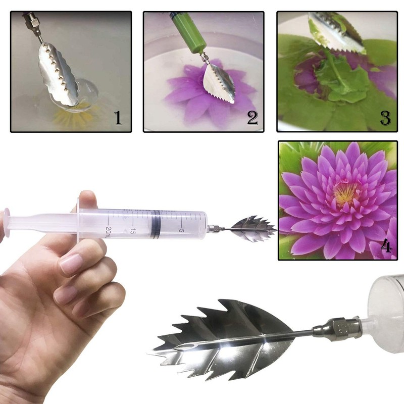 Stainless Steel Flowers Leaves 3D Jelly-Art-Tools Pudding-Nozzle Cake AH gallery