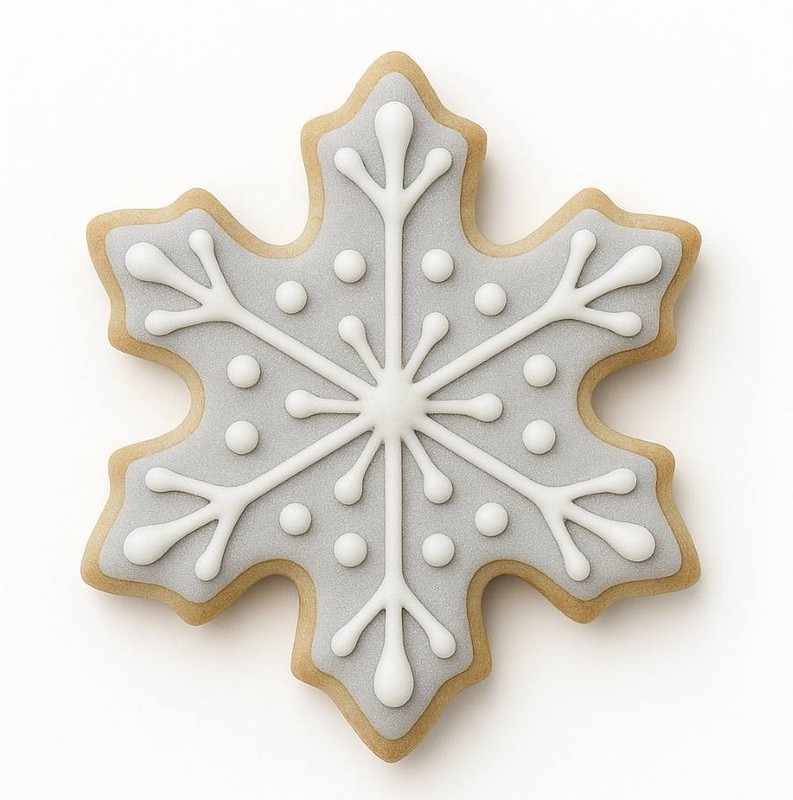 Mini Snowflake Cookie Cutter 1.75'' NEW! Christmas Metal gallery