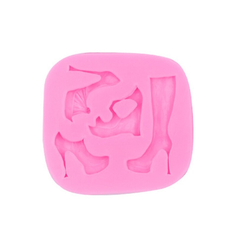 High Heel Shoe Silicone Chocolate 3D Mould Ice Cream Molds Making Gadget gallery