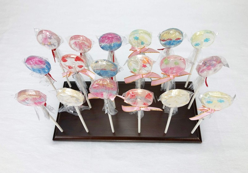 Cake Pop Stand Display - 18 Hole Rustic Wood Lollipop Holder, Candy or Sucker... gallery