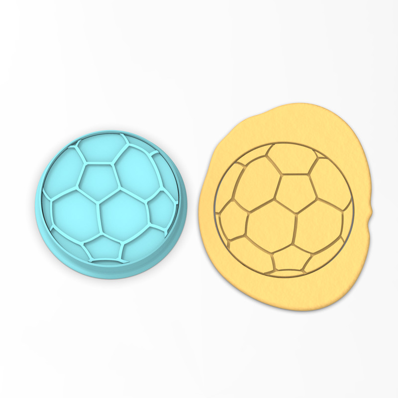 Soccerball Futbol Cookie Cutter. Choose Your own Size! Soccer gallery