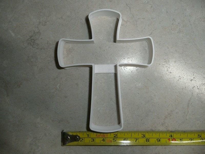 CROSS OUTLINE FLARED ENDS PATTEE STYLE COOKIE CUTTER USA PR4272 gallery
