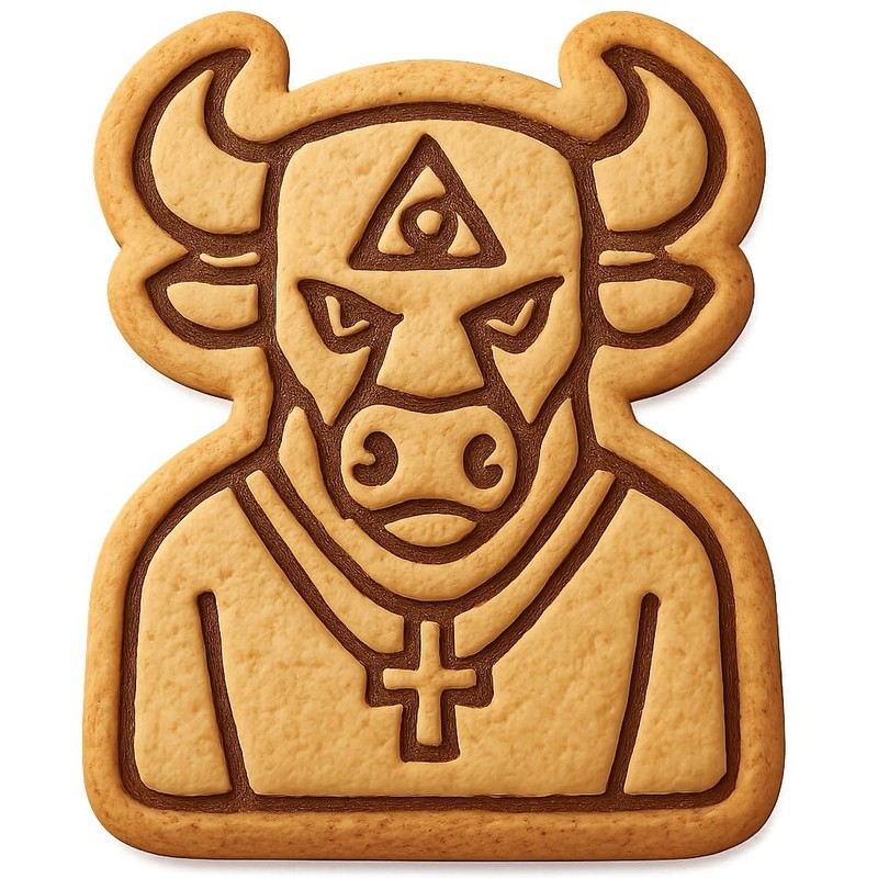 Mystic Minotaur Cookie Cutter & Stamp, Fondant & Clay - 4x3.5 gallery