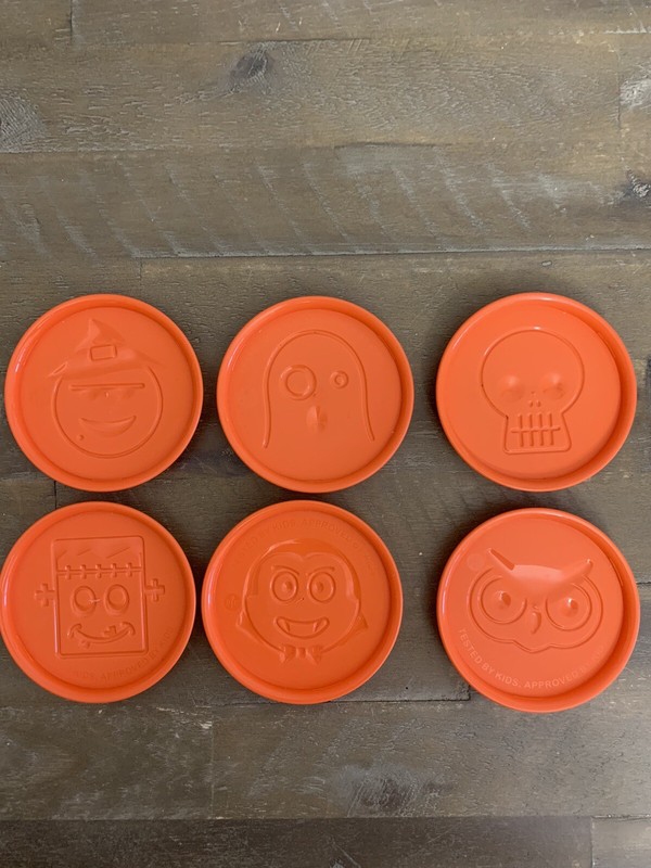 Pampered Chef Cookie Cutters Halloween Lot Of 6 Ghost Vampire Skull Frankenstein
