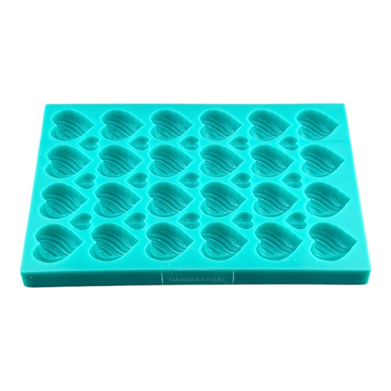 Mini Hearts Mold - Silicone Chocolate Lollipop Mold for Candy Making, Wax Melts gallery