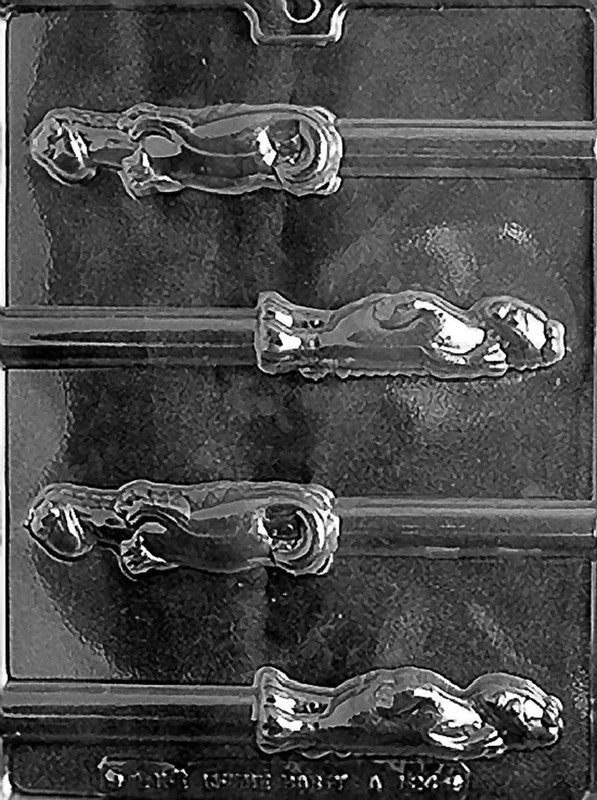 A124 Dinosaur Pretzel Lollipop Lolly Chocolate Candy Mold