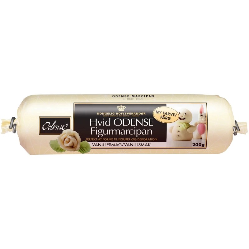4 x Odense Figurmarsipan Vit Vaniljsmak 200g – Smooth White Almond Marzipan gallery
