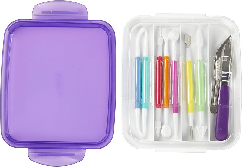 Fondant Tools Set, 10-Piece Gum Paste and Cake Decorating Modeling Kit with Stor gallery