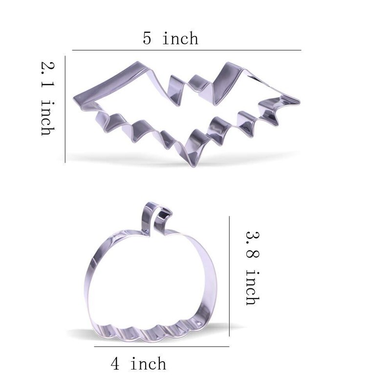 Large Halloween Cookie Cutter Set - 7 Piece - Stainless Steel gallery