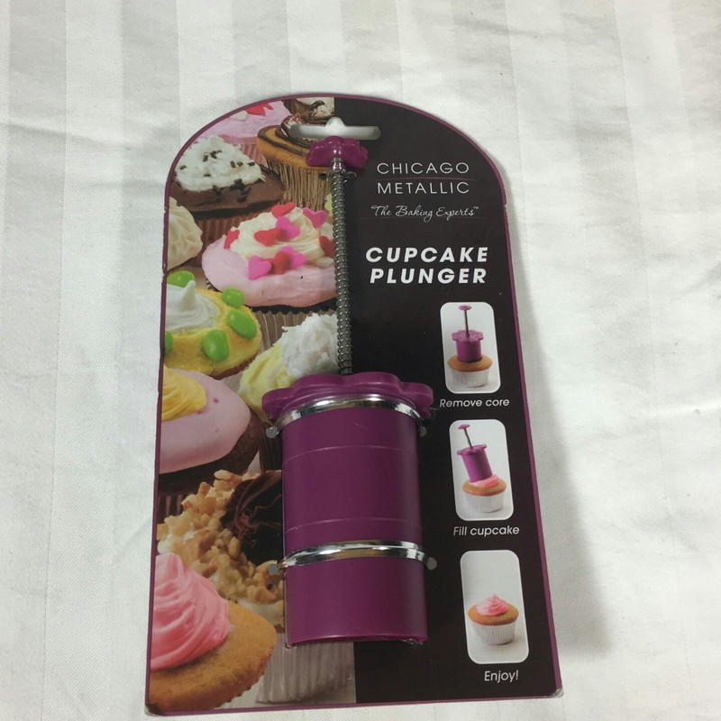 Chicago Metallic Cupcake Plunger Cupcake Fillings Fruit Cream Pudding Desserts