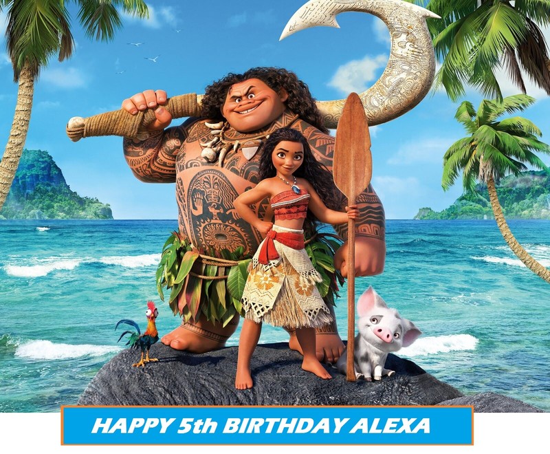 Disney Moana Edible Cake Topper Decoration