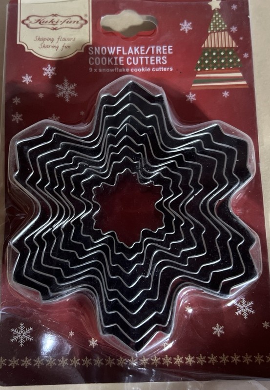Snowflake Cookie Cutter Set 9Pcs gallery