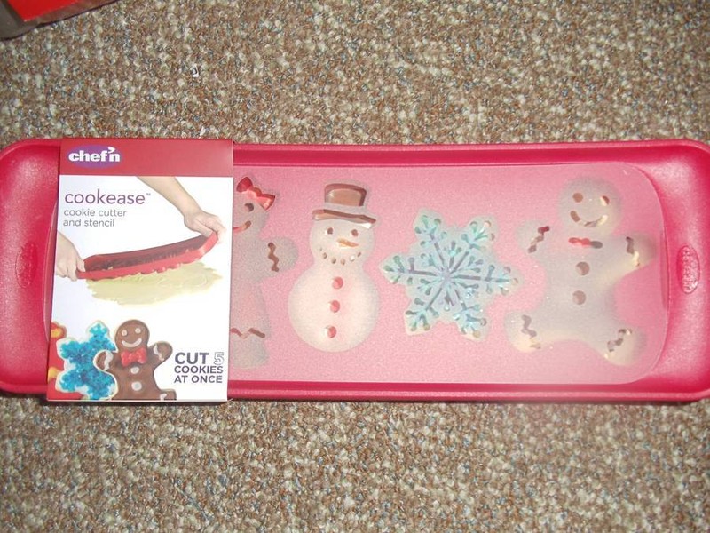 Chef’n Cookease Cookie Cutter & Stencil Holiday Rocker Cookie Cutters New